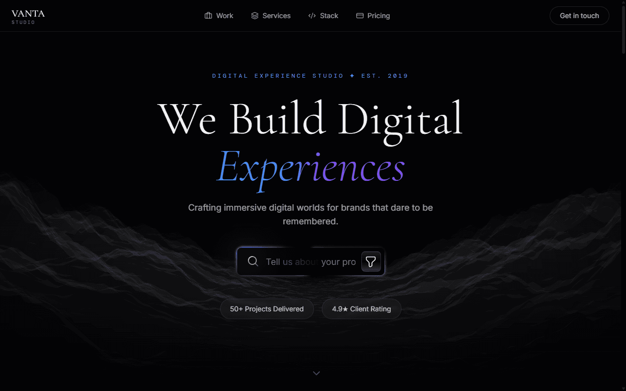 Vanta Studio – Screenshot 1