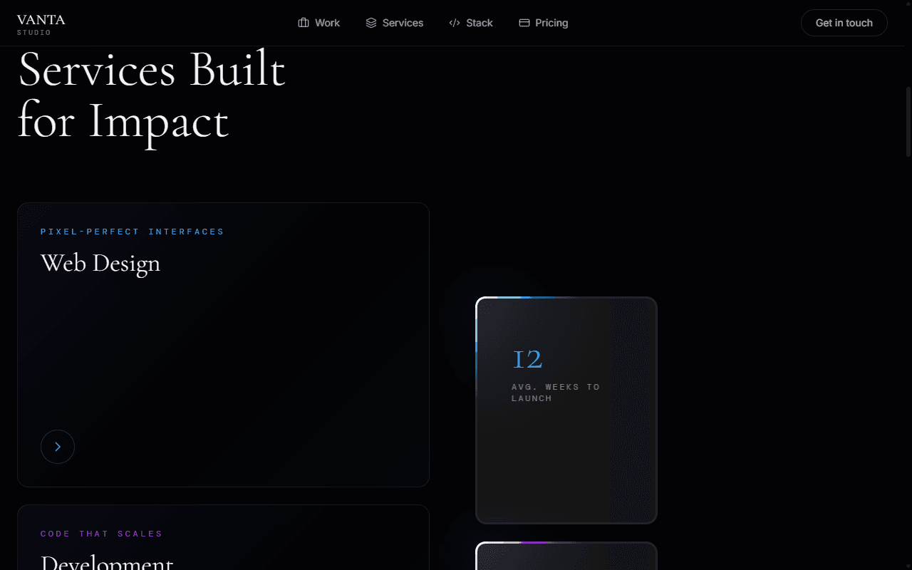 Vanta Studio – Screenshot 2