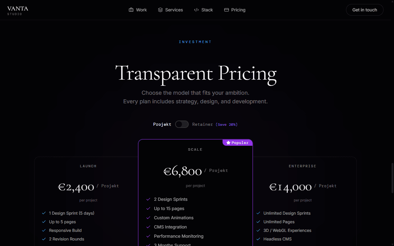 Vanta Studio – Screenshot 3